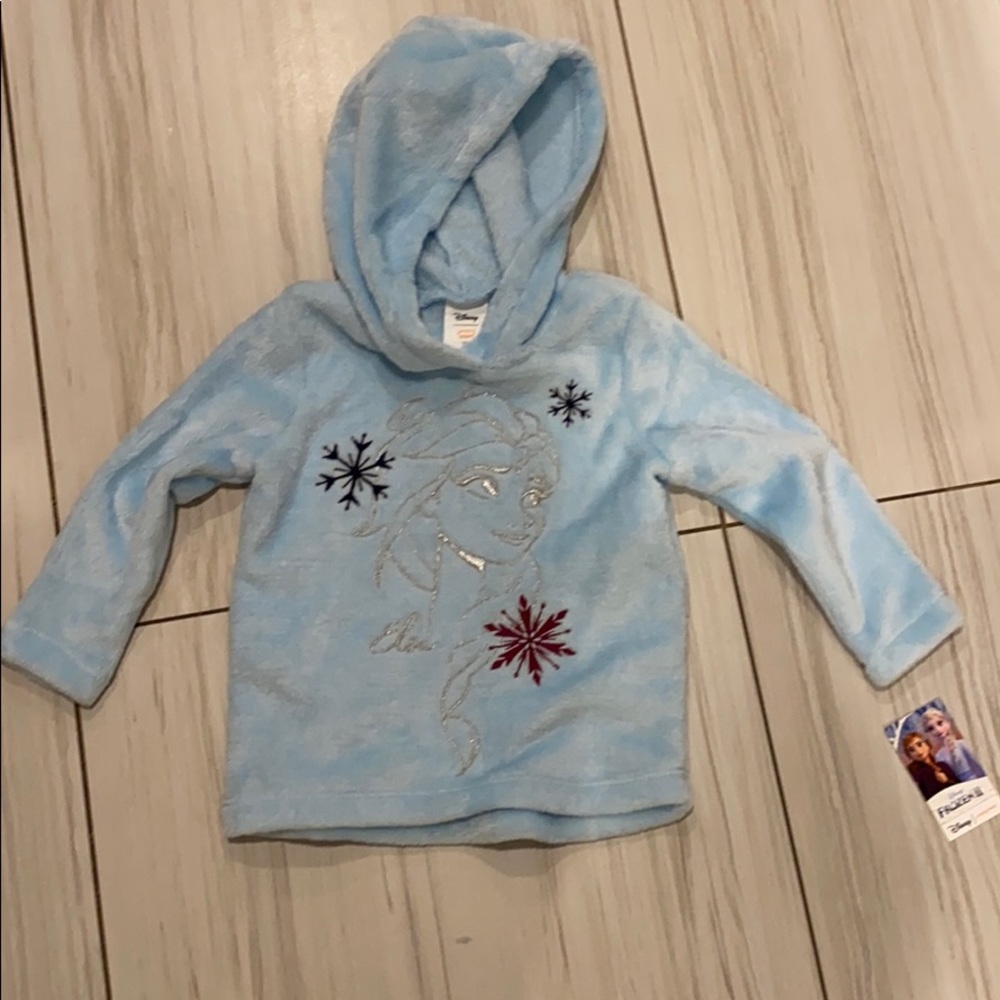 NWT Disney frozen fleece sweatshirt 2t